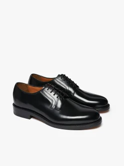 Discount G.H.BASS Monogram Derby Leather Black