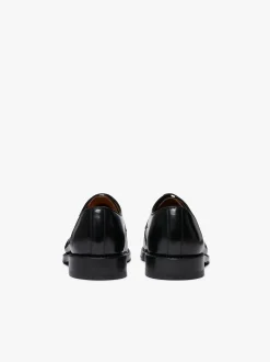 Discount G.H.BASS Monogram Derby Leather Black