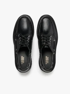 Hot G.H.BASS Ranger Camp Moc Leather Black