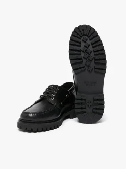 Hot G.H.BASS Ranger Camp Moc Leather Black