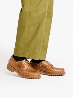 Discount G.H.BASS Ranger Camp Moc Leather Cognac