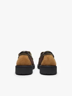 Sale G.H.BASS Ranger Camp Moc Dark Brown and Tan Corduroy