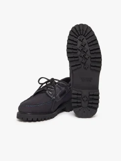 Hot G.H.BASS Ranger Camp Moc Navy Suede Dark Grey