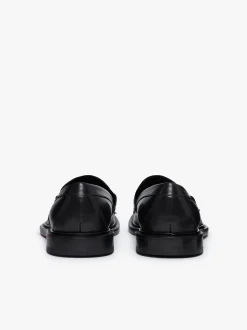 Hot G.H.BASS Stanford Penny Loafers Leather Black