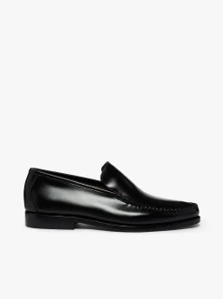 Discount G.H.BASS Weejuns Cobra Venetian Loafers Leather Black