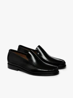 Discount G.H.BASS Weejuns Cobra Venetian Loafers Leather Black