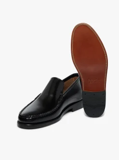 Discount G.H.BASS Weejuns Cobra Venetian Loafers Leather Black