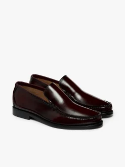 Hot G.H.BASS Weejuns Cobra Venetian Loafers Leather Wine