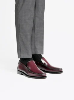 Hot G.H.BASS Weejuns Cobra Venetian Loafers Leather Wine
