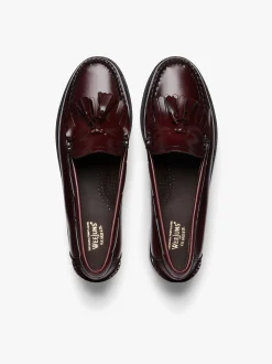 Online G.H.BASS Weejuns Esther Kiltie Tassel Loafers Leather Wine