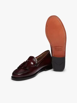 Online G.H.BASS Weejuns Esther Kiltie Tassel Loafers Leather Wine