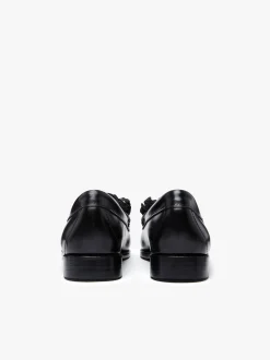 Hot G.H.BASS Weejuns Flora Penny Loafers Black Leather