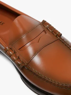 Best G.H.BASS Weejuns Heritage Larson Penny Loafers Bombay Leather Brown