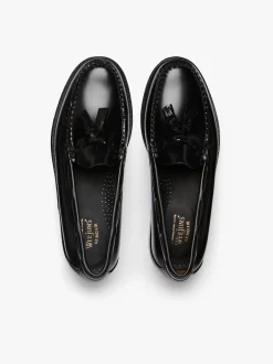 Best G.H.BASS Weejuns Larkin Tassel Loafers Leather Black