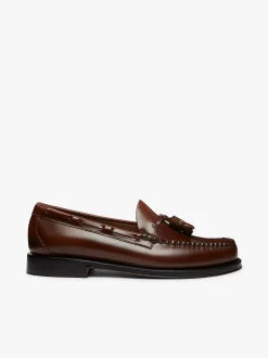 Outlet G.H.BASS Weejuns Larkin Tassel Loafers Leather Brown