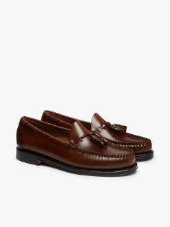 Outlet G.H.BASS Weejuns Larkin Tassel Loafers Leather Brown