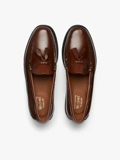 Outlet G.H.BASS Weejuns Larkin Tassel Loafers Leather Brown