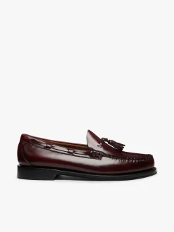 Best G.H.BASS Weejuns Larkin Tassel Loafers Leather Wine