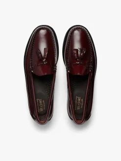 Best G.H.BASS Weejuns Larkin Tassel Loafers Leather Wine