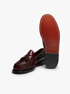 Best G.H.BASS Weejuns Larkin Tassel Loafers Leather Wine