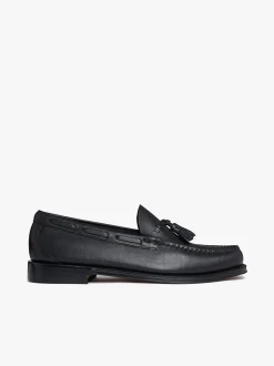 Best G.H.BASS Weejuns Larkin Tassel Loafers Soft Leather Black