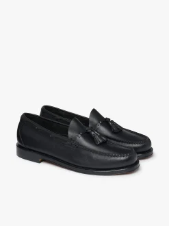 Best G.H.BASS Weejuns Larkin Tassel Loafers Soft Leather Black