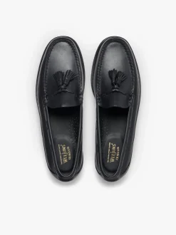 Best G.H.BASS Weejuns Larkin Tassel Loafers Soft Leather Black