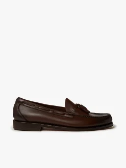 G.H.BASS Weejuns Larkin Tassel Loafers Leather Chocolate