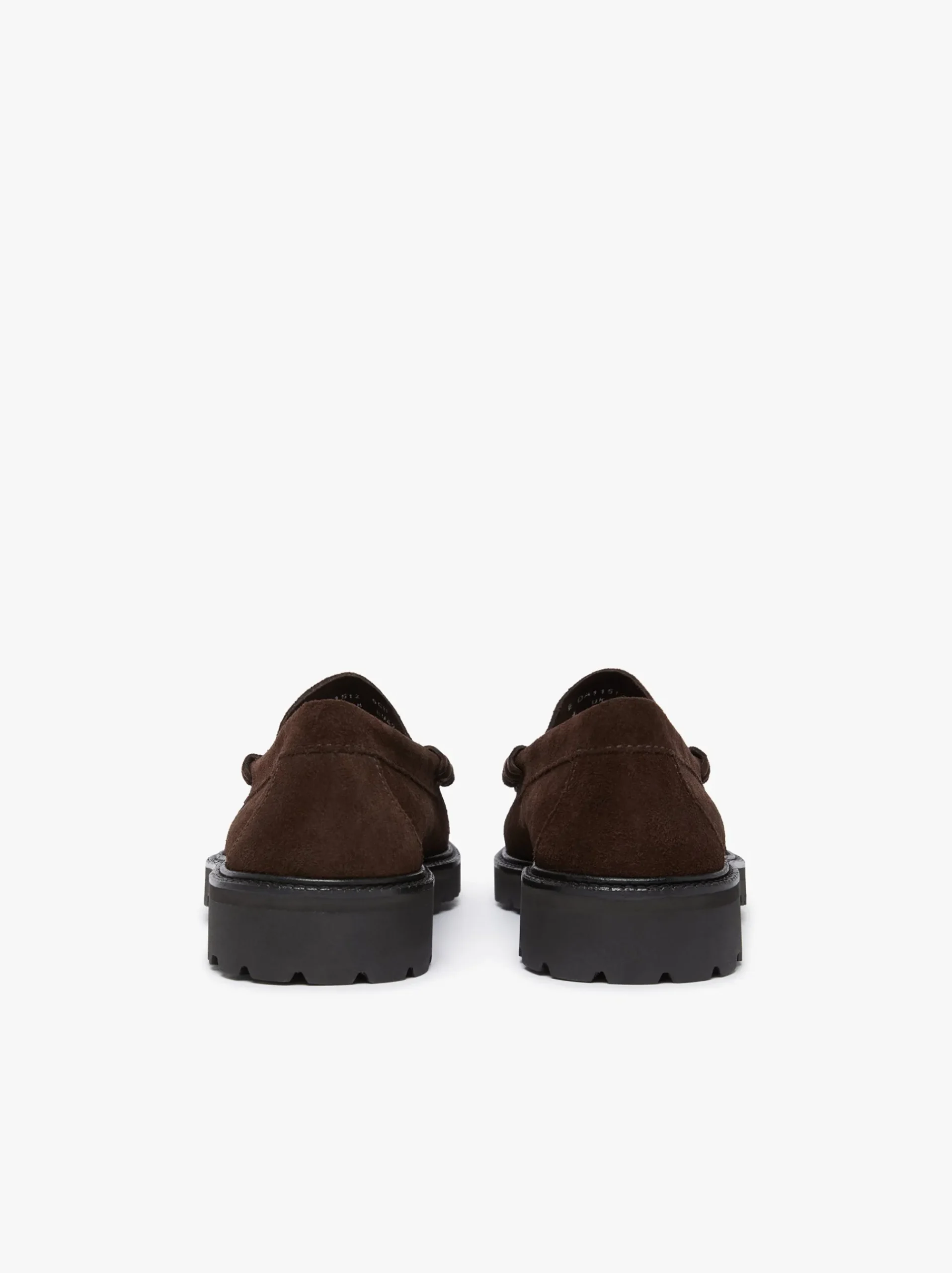 Clearance G.H.BASS Weejuns Larson Lug Penny Loafers suede Chocolate