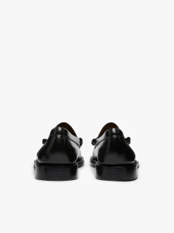 New G.H.BASS Weejuns Larson Penny Loafers Leather Black