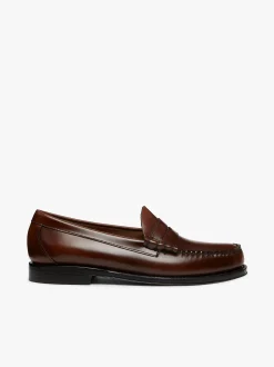 Hot G.H.BASS Weejuns Larson Penny Loafers Leather Brown