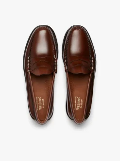 Hot G.H.BASS Weejuns Larson Penny Loafers Leather Brown
