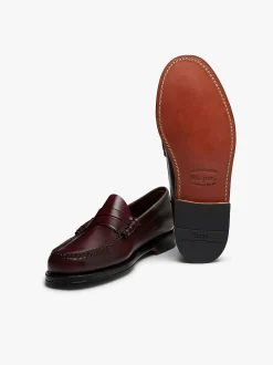 Clearance G.H.BASS Weejuns Larson Penny Loafers Leather Wine