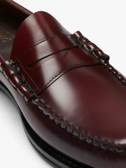 Clearance G.H.BASS Weejuns Larson Penny Loafers Leather Wine
