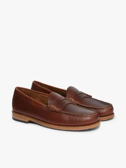 Discount G.H.BASS Weejuns Larson Penny Loafers Leather Brown