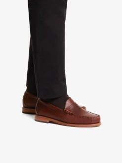Discount G.H.BASS Weejuns Larson Penny Loafers Leather Brown