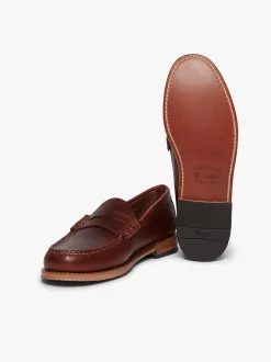 Discount G.H.BASS Weejuns Larson Penny Loafers Leather Brown