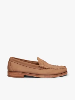 Outlet G.H.BASS Weejuns Larson Penny Loafers Earth Nubuck