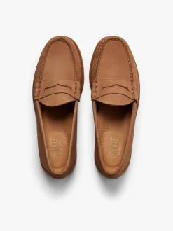 Outlet G.H.BASS Weejuns Larson Penny Loafers Earth Nubuck