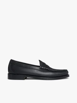 Clearance G.H.BASS Weejuns Larson Penny Loafers Soft Leather Black