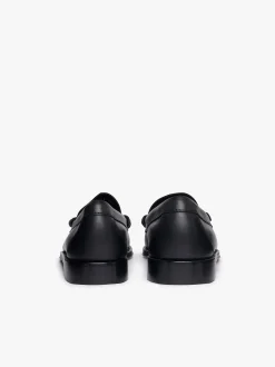 Clearance G.H.BASS Weejuns Larson Penny Loafers Soft Leather Black