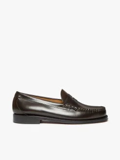 New G.H.BASS Weejuns Larson Penny Loafers Leather Chocolate