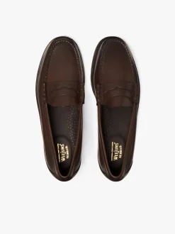 Clearance G.H.BASS Weejuns Larson Penny Loafers Soft Leather Chocolate