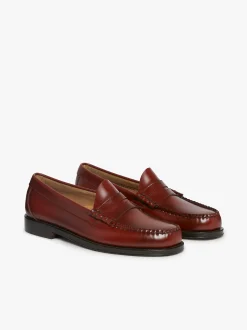 Online G.H.BASS Weejuns Larson Penny Loafers Leather Smoke Paprika