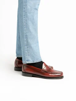 Online G.H.BASS Weejuns Larson Penny Loafers Leather Smoke Paprika