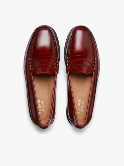 Online G.H.BASS Weejuns Larson Penny Loafers Leather Smoke Paprika
