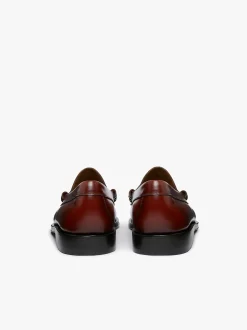 Online G.H.BASS Weejuns Larson Penny Loafers Leather Smoke Paprika