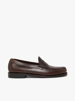 Best G.H.BASS Weejuns Larson Penny Loafers Chocolate Pull Up Leather