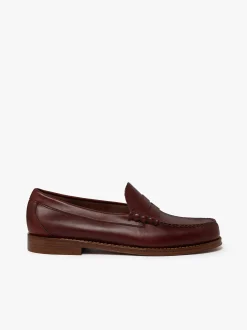 Clearance G.H.BASS Weejuns Larson Penny Loafers pull up leather Wine
