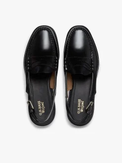 Online G.H.BASS Weejuns Larson Penny Slingback Loafers Black